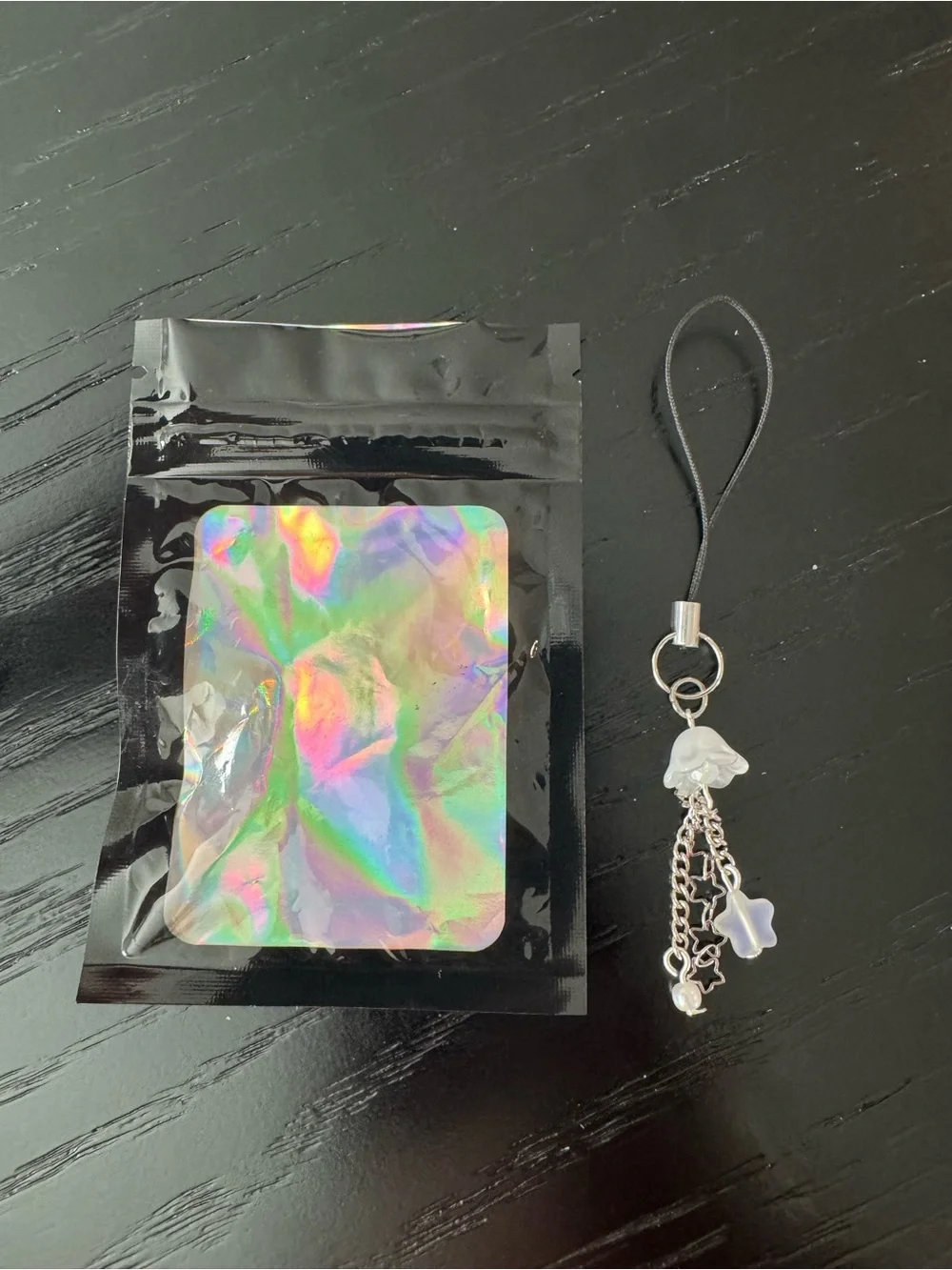 Agromusk Jellyfish Phone Charm Y2K Beaded Strap Star Pearl New